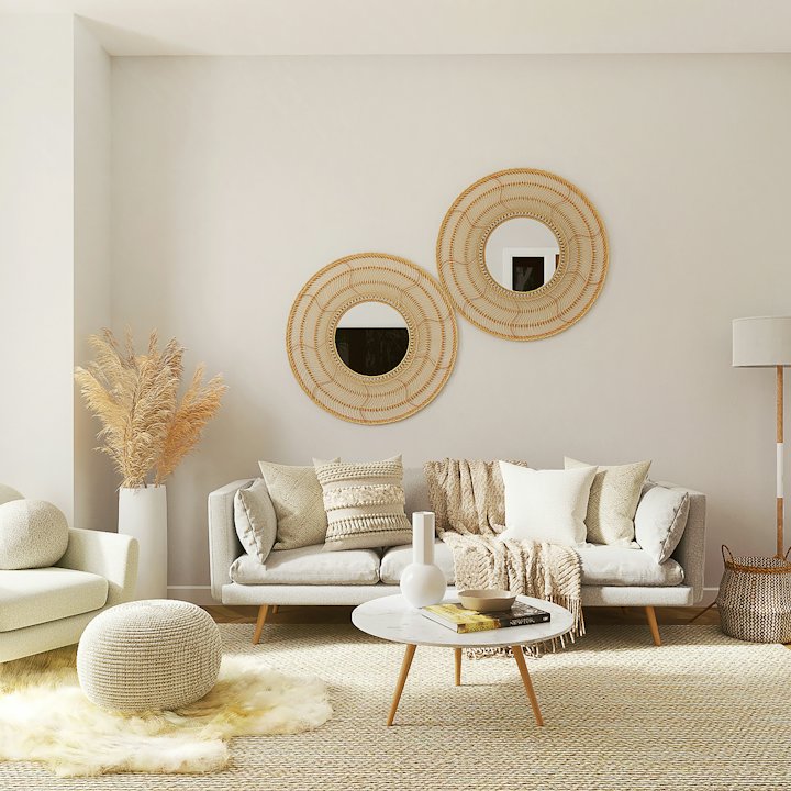 Round Oak Coffee Table