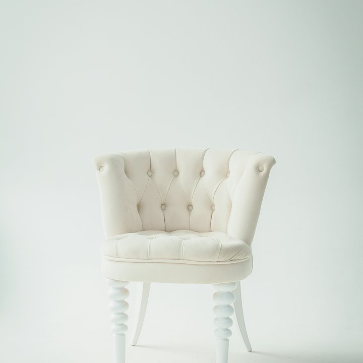 Ivory Slipper Chair