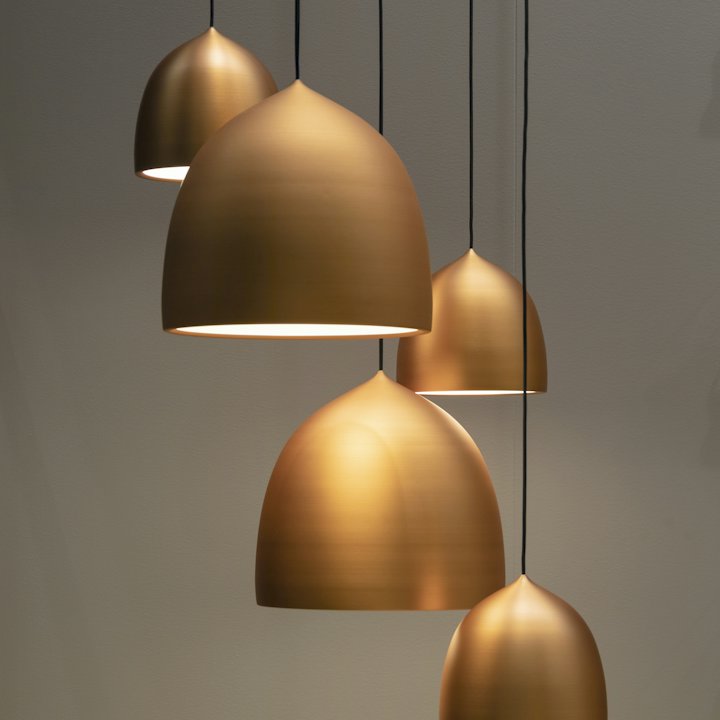 Brass Dome Pendant