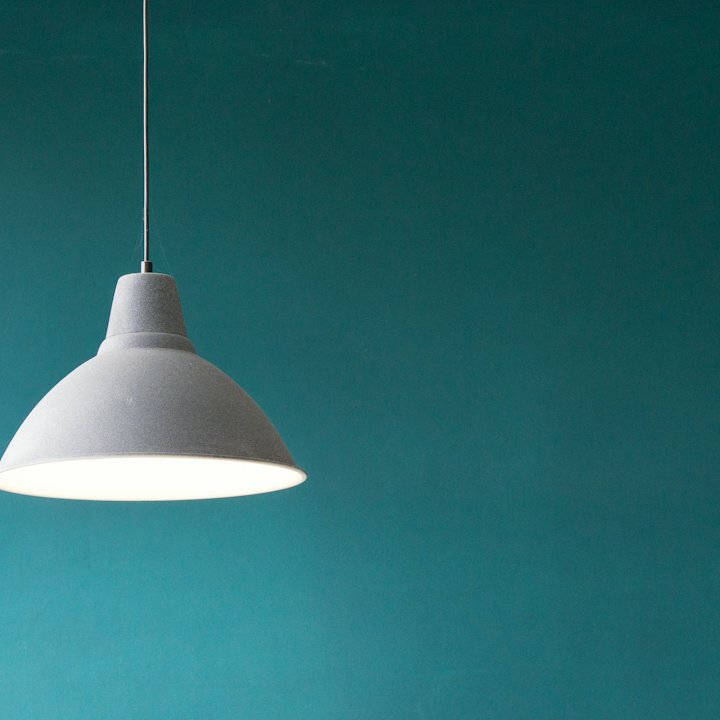 Teal Dome Pendant