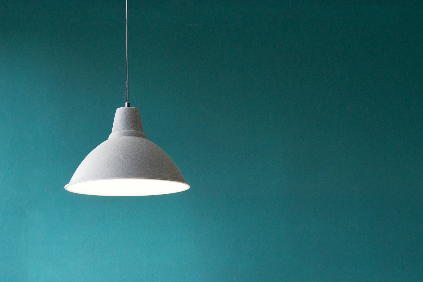 Teal Dome Pendant